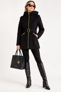 hael Kors Women’s Zip Front Jacket – Black