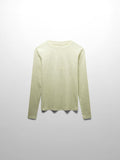 CLASSIC TEE LONG SLEEVE-YELLOW HEATHERED