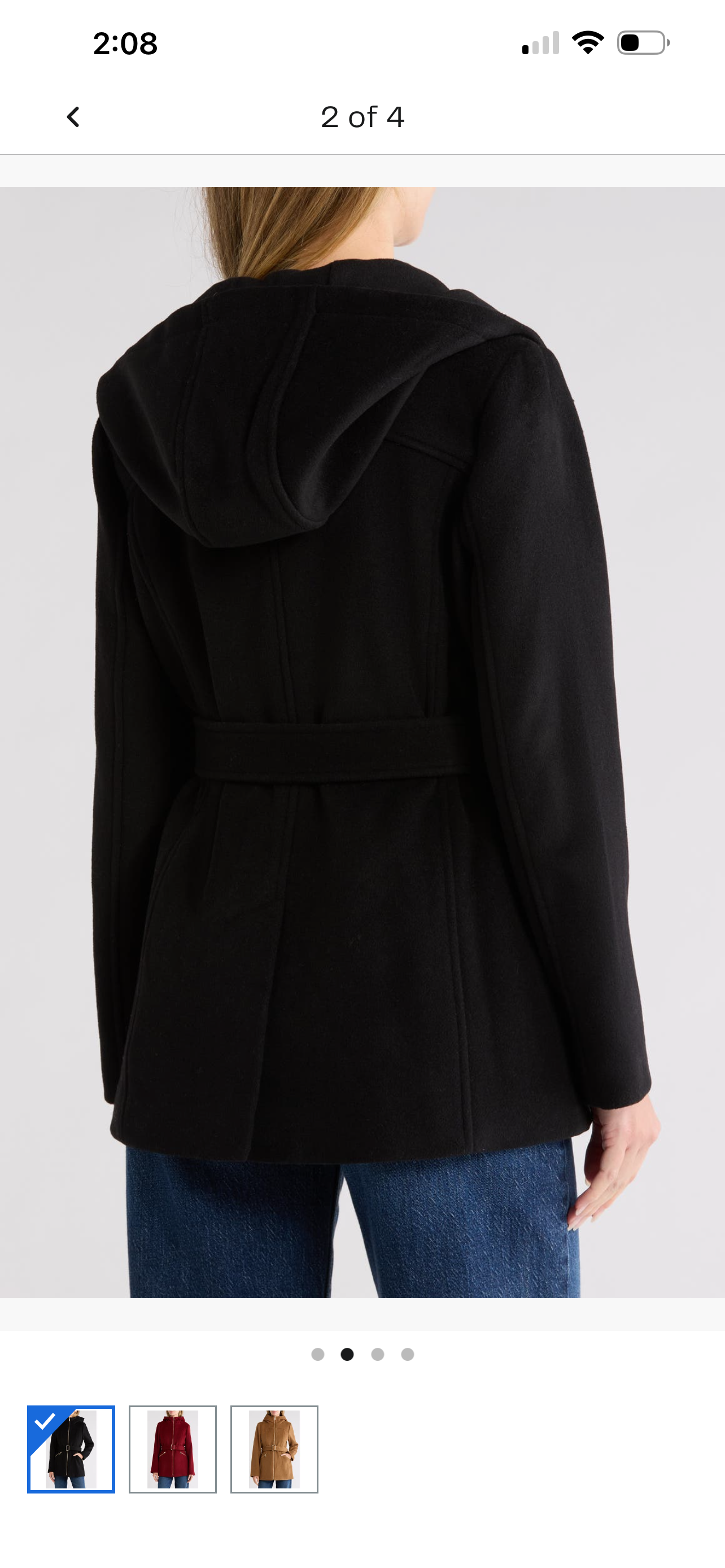 hael Kors Women’s Zip Front Jacket – Black