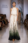 Julia Jordan Ivory Botanical Print Maxi Dress