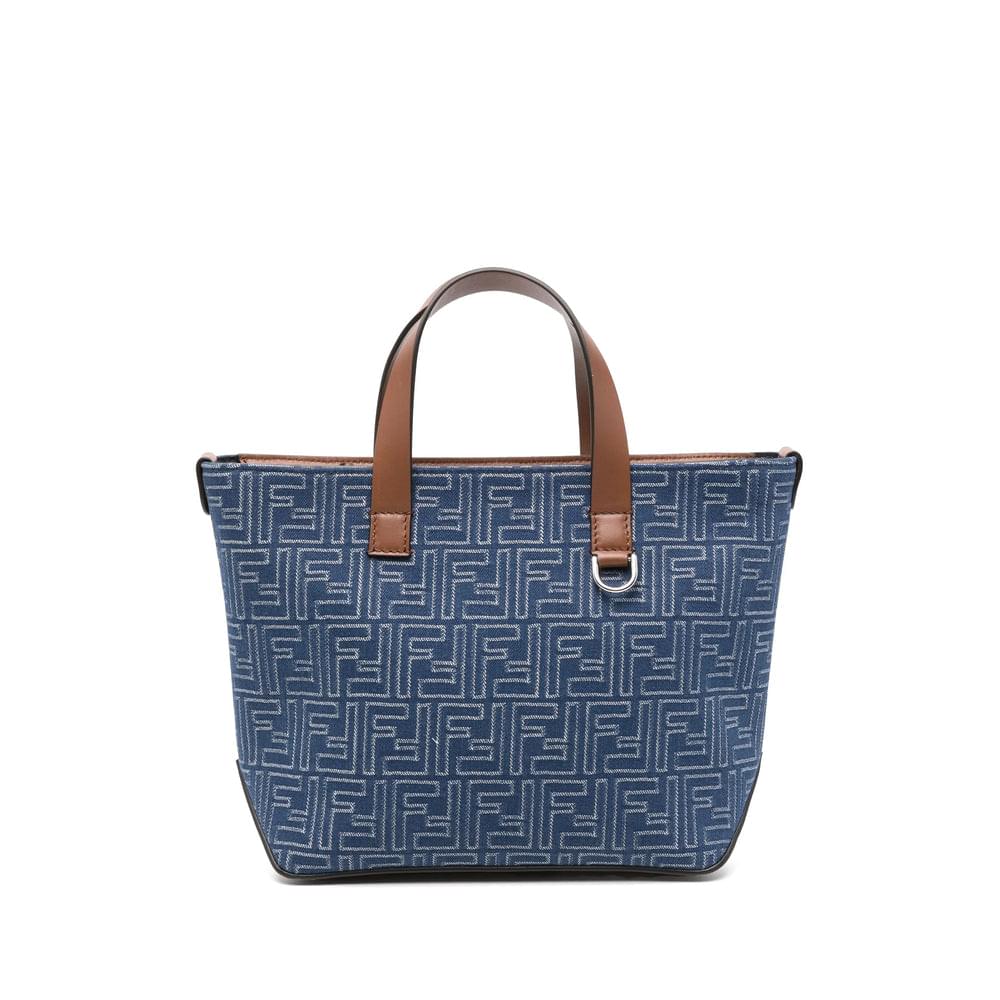 Fendi Blue Tote Bags Men