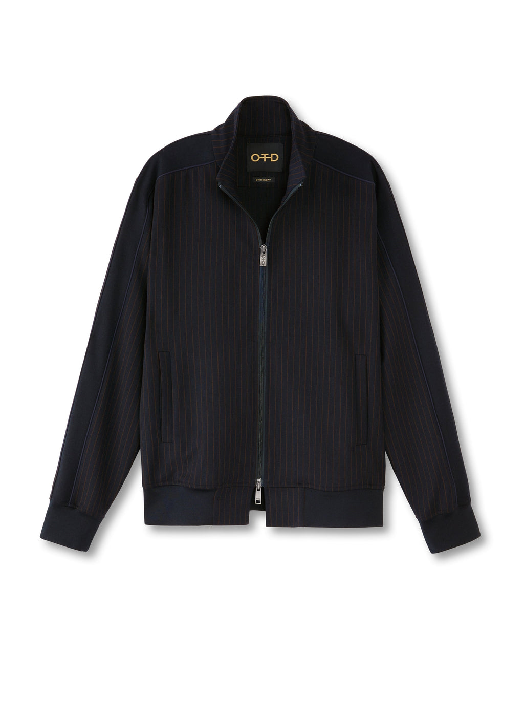 Pinstripe Track Jacket