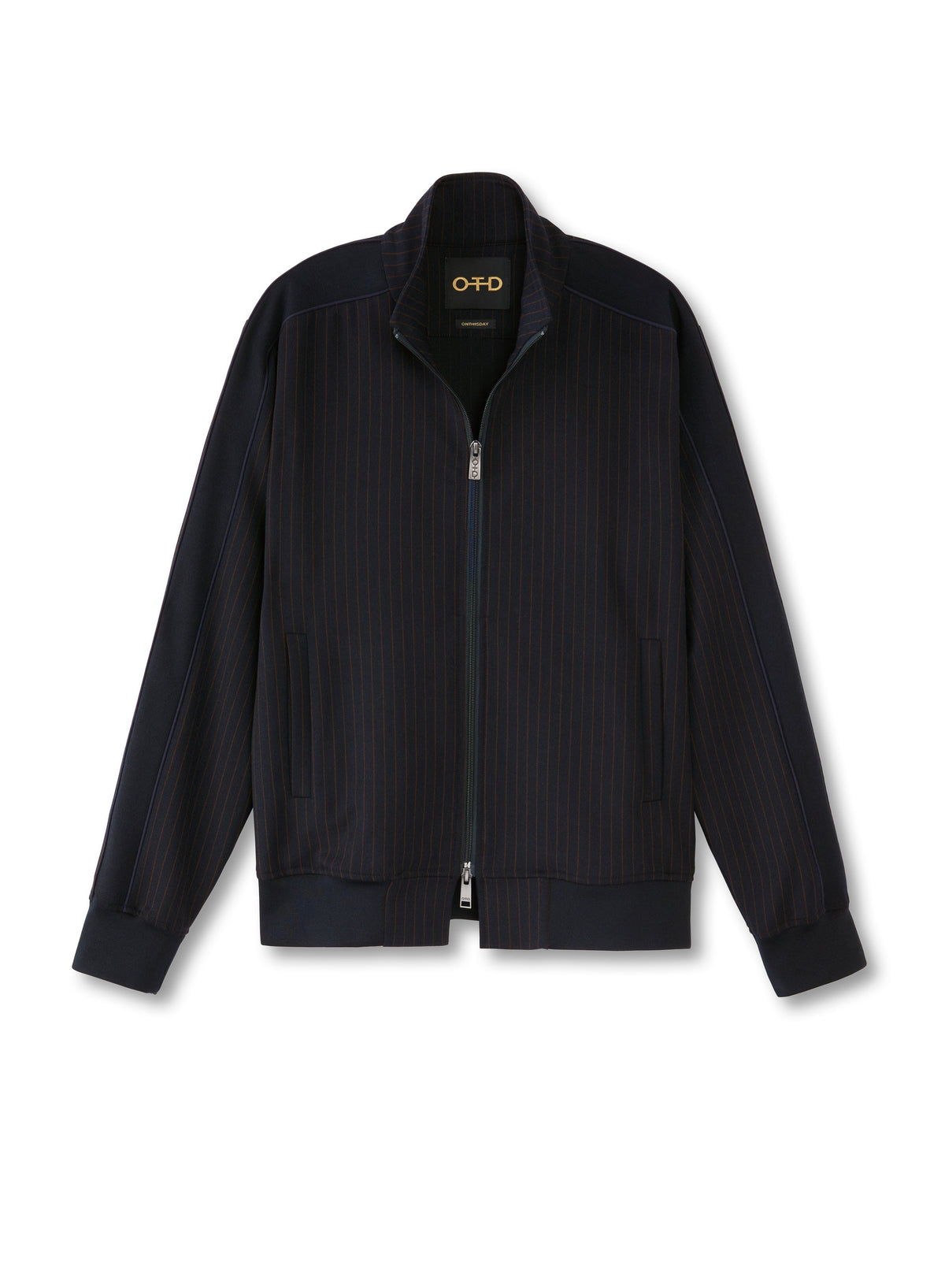 Pinstripe Track Jacket