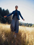 Pleated Skirt 35"-Dark Grey